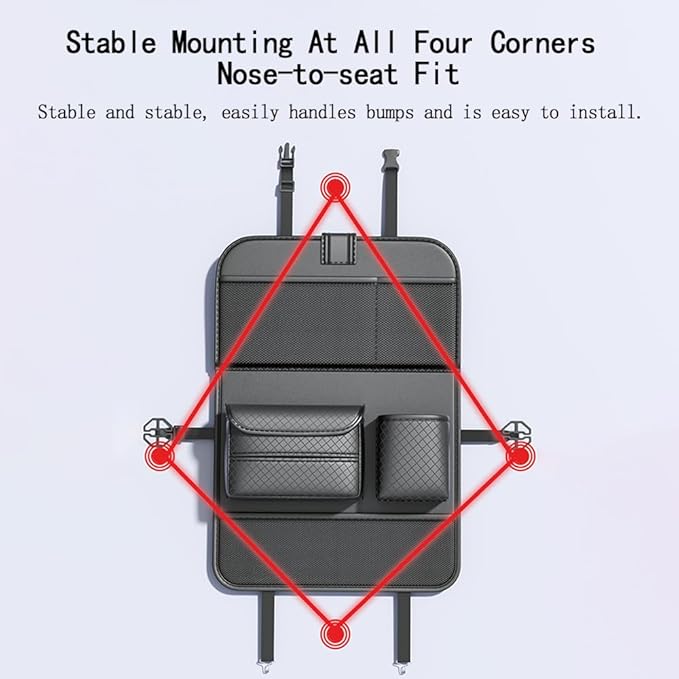 Car Seat Back Organizer for Ford Mustang (S197) 2005 2006 2007 2008 2009 2010 2011 2012 2013 2014 Durable Waterproof Storage Bag Backseat Organizer Protector Accessories