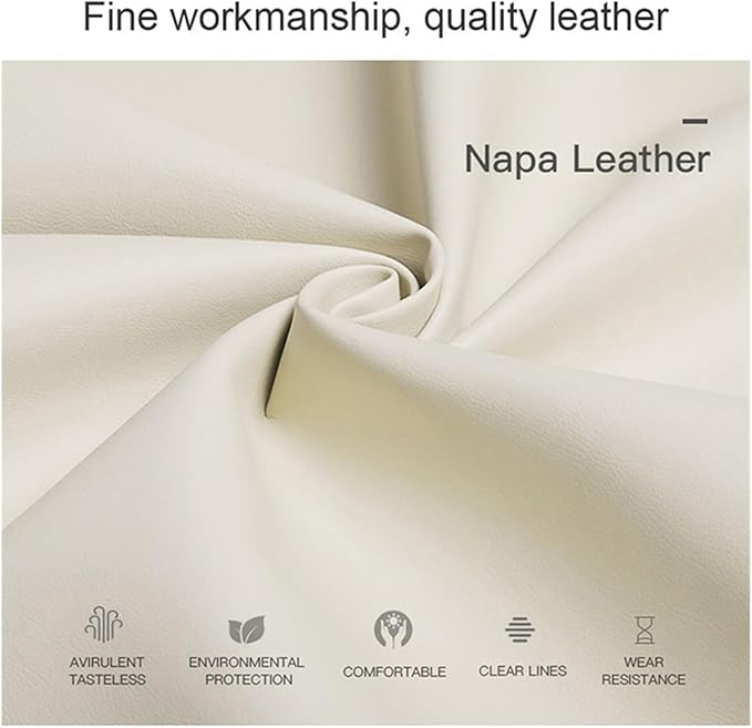 Luxury NAPPA Headrest Compatible For Mercedes Maybach S-Class Leather Lumbar Pillows Car Neck Travel Seat Cushion Support Car Accessories(6 Wire black Right)