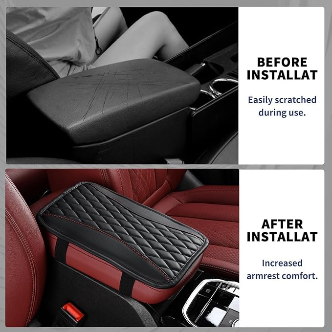 Auto Center Console Pad for Aston Martin DBX(2020) Accessories Car Armrest Cushion Protects Your armrest and Feels Comfortable on Your Elbows and arms