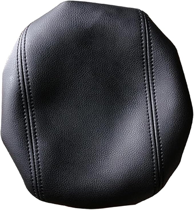 O SHI CAR Center Console Armrest Cover for BMW X1 2016 2017 2018 2019 2020 2021,Leather Middle Console Lid Cover Pad Protector Elbow Arm Rest Covering Car,Black Gray