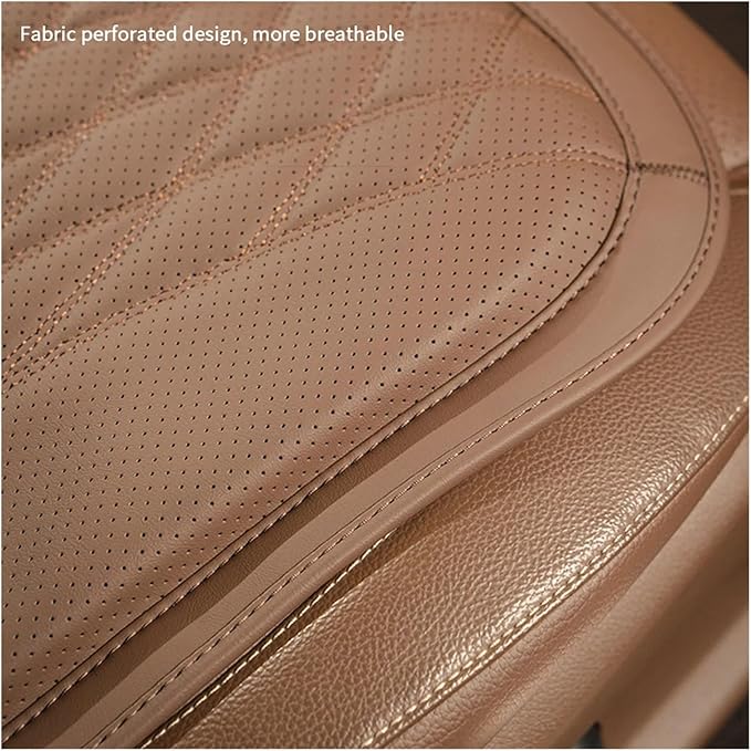 KAnduo M Car Seat Cushion for BMW All Model I3 I4 I8 X1 X2 X3 X4 X5 X5M X6 X7 Z4 Car Lumbar Support Pillow Auto Seat Waist Back Cushion Y (Color : Beige C)