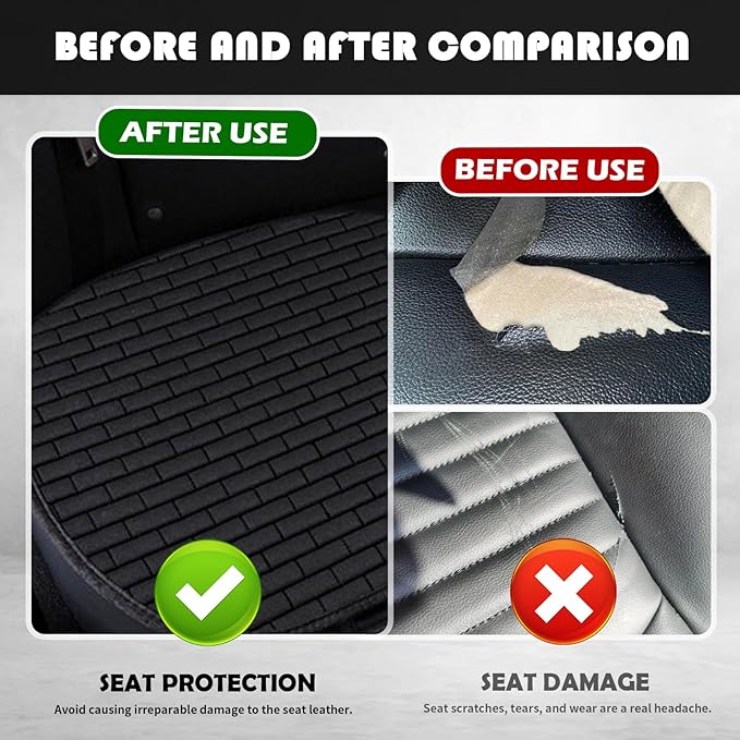 Upgraded Car Back Seat Covers with Storage Bag,Versatile Car Rear Seat Cover for Protecting Seats and Organizing Items,Breathable Cars Bench Seats Cover with Non-Slip Design