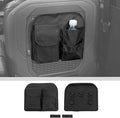 JWWY Front Seat Back Organizer Storage Bag Pocket Pouch Fit for 2021-2024+ Ford Bronco Interior Accessories Black