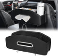 JEYODA Car Seat Back Organizer with 2 Drink Cup Holder,Car Tissue Holder and Storage Box Hook, 3 in 1 Multifunctional Storage for Food Drink Phone, Travel Accessories (Black)