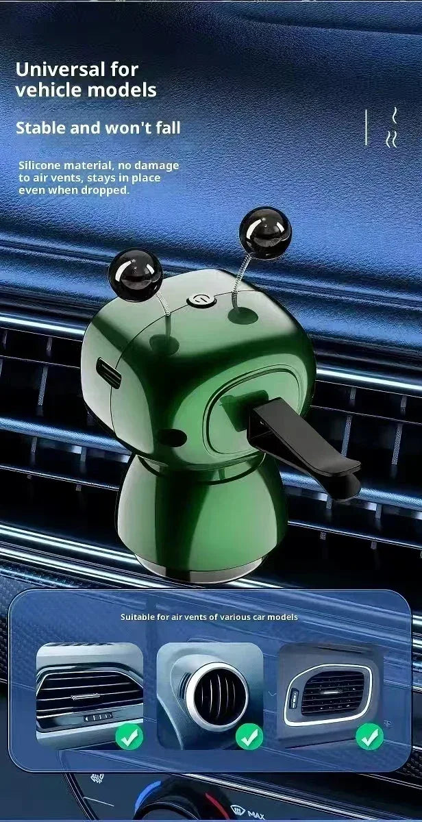 AutoTech Robot Car Aromatherapy Diffuser - LED Air Freshener