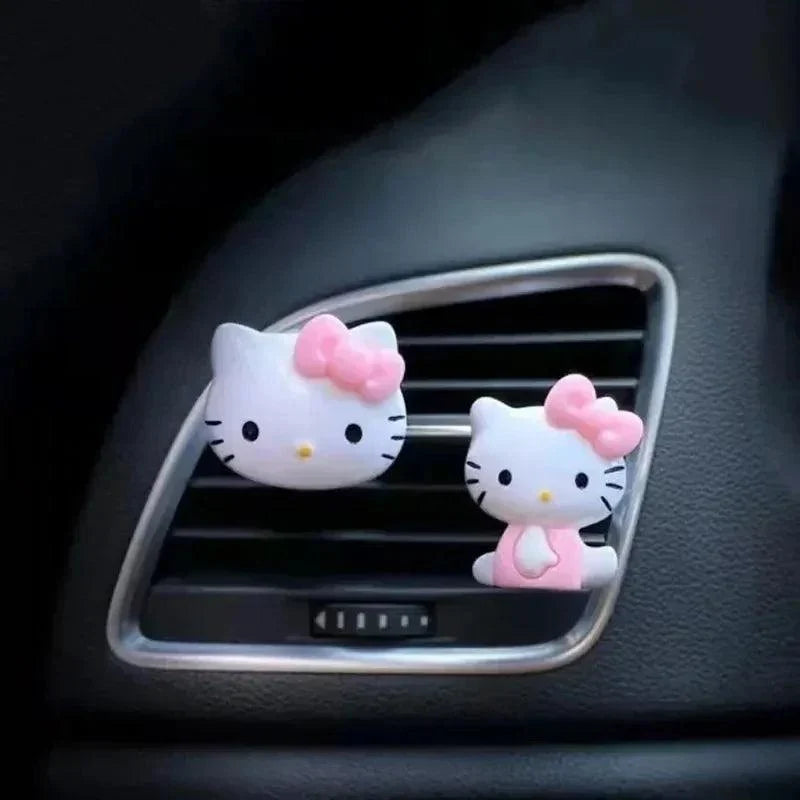 Hello Kitty Car Air Freshener Vent Clip Aromatherapy Ornament