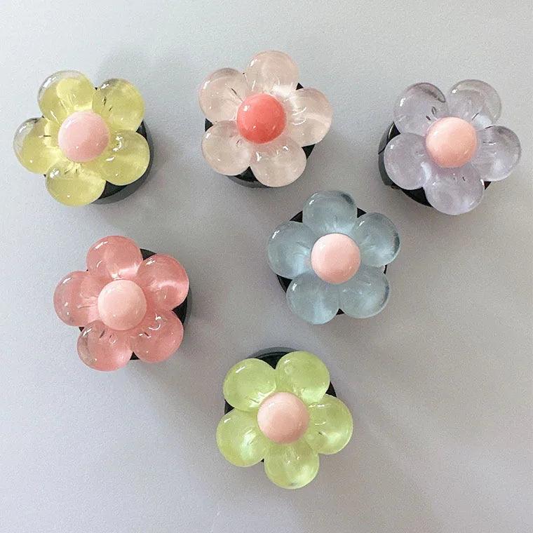 6pcs Flower Aromatherapy Car Air Vent Clips - Colorful Auto Fresheners