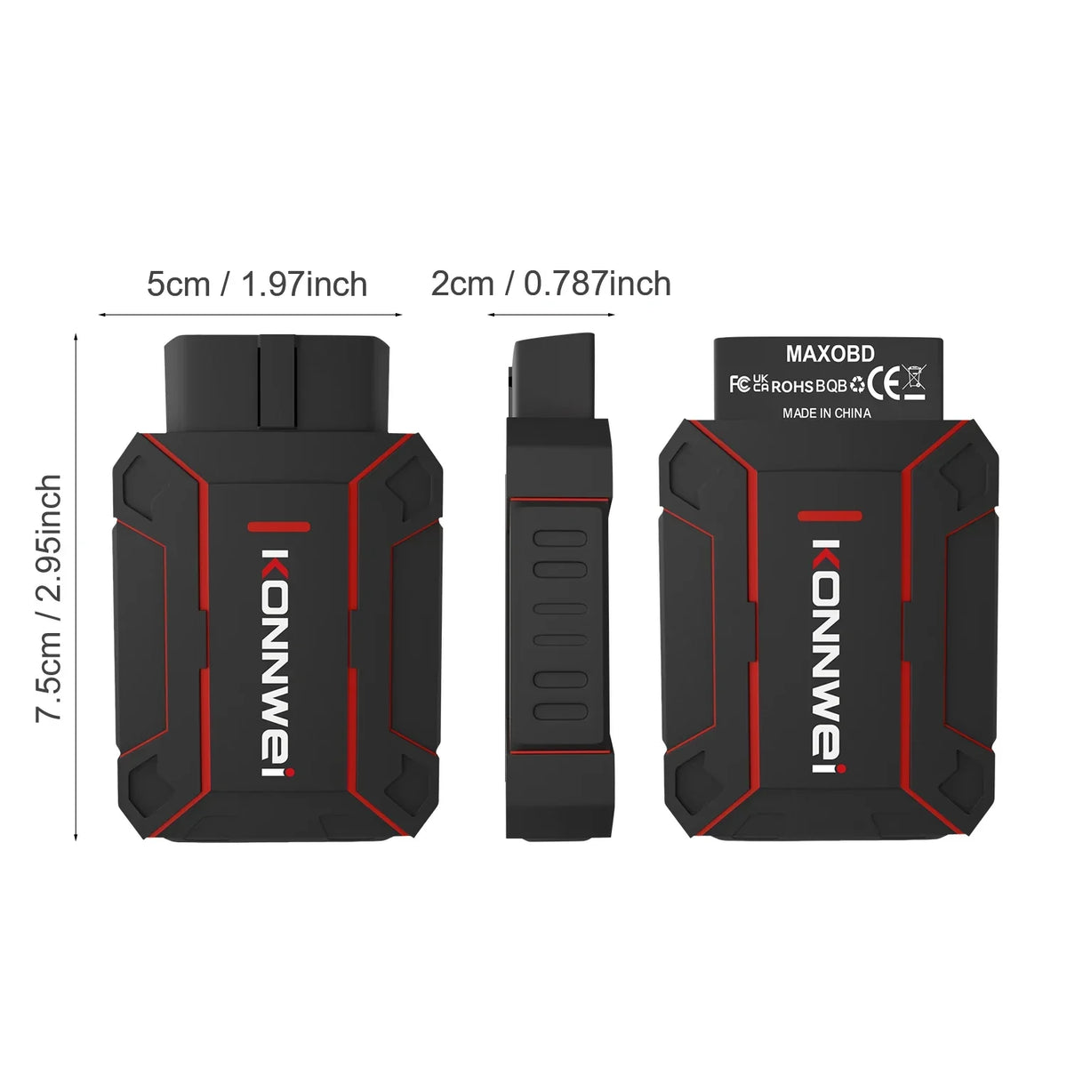 KONNWEI Bluetooth OBD2 Scanner – Wireless Car Diagnostic Tool with App Support