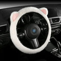 Plush Cat Ear Universal Steering Wheel Cover