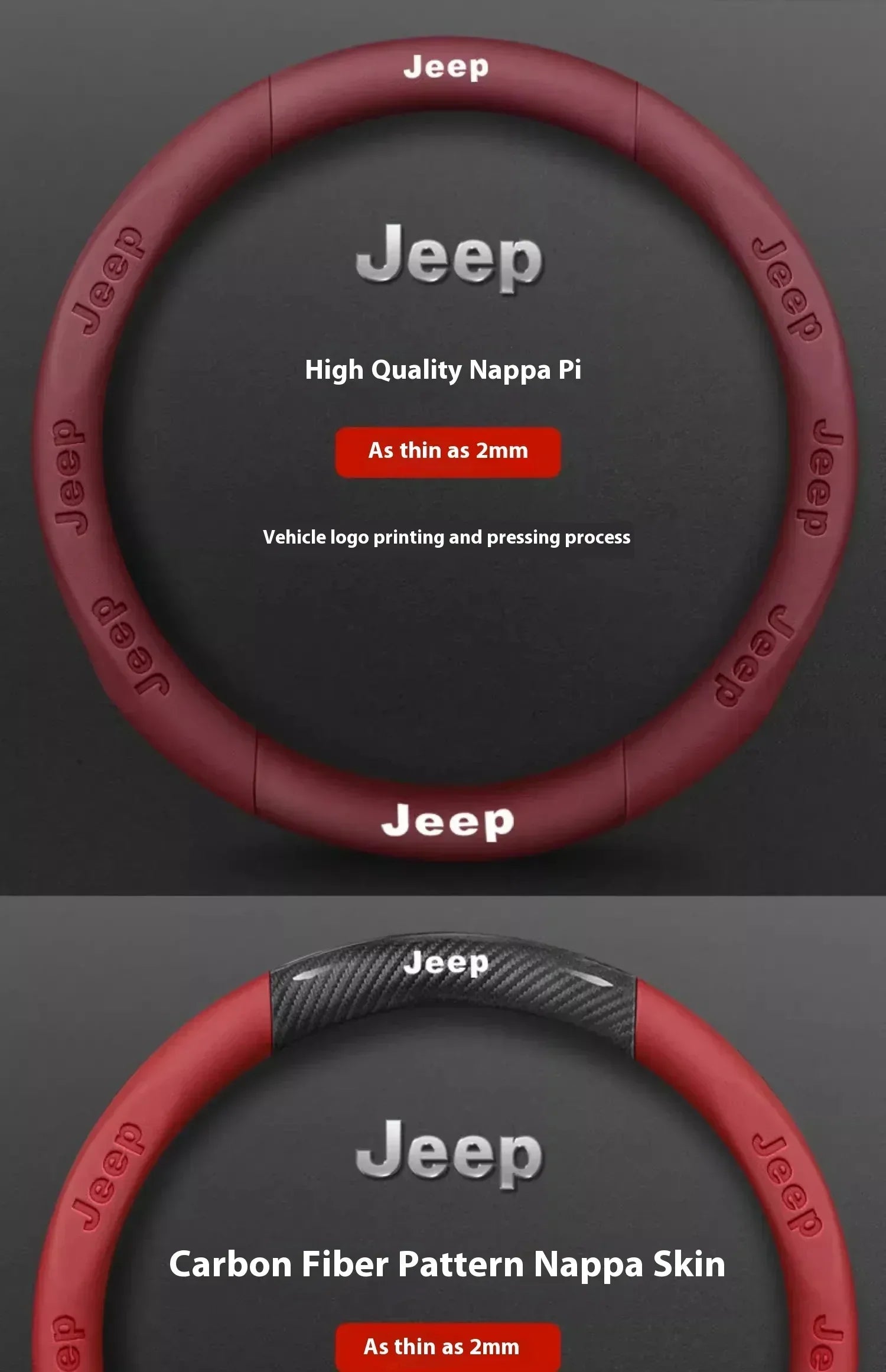 Jeep Wrangler Car Steering Wheel Cover
