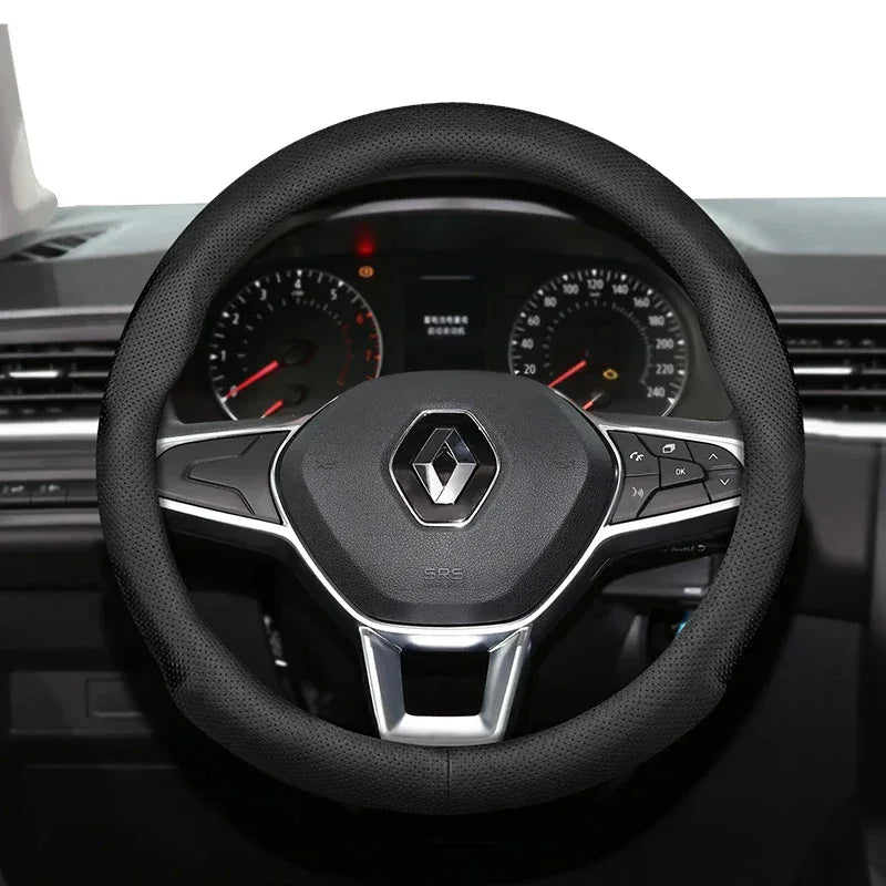 Renault Ultra-Thin Breathable Leather Steering Wheel Cover
