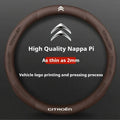 Citroen Leather Steering Wheel Cover