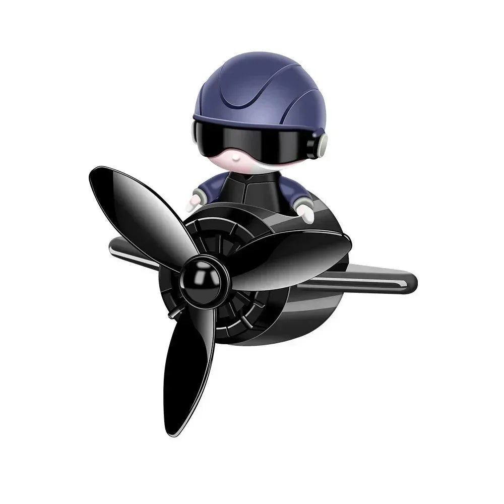 Universal Car Air Freshener Diffuser - Rotating Propeller Design