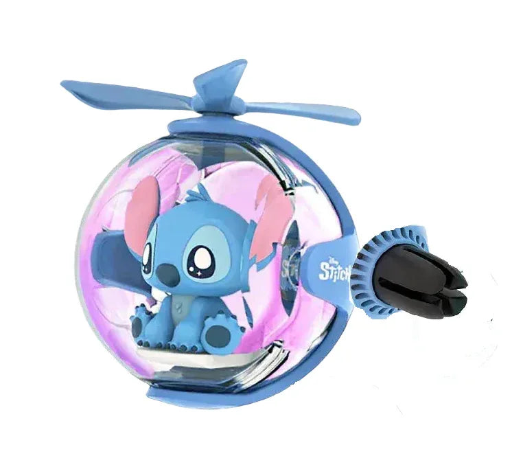 Stitch Flying Ball Car Air Freshener With LED Light