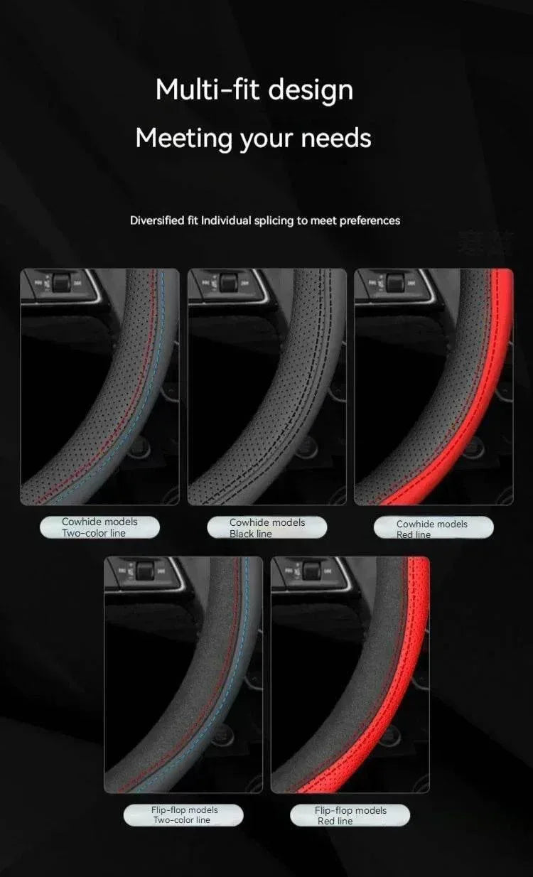 Changan Suede Leather Steering Wheel Cover