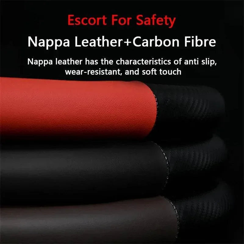 Mazda Carbon Fiber & Leather Steering Wheel Cover