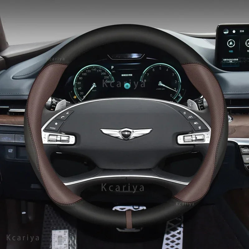 Genesis Leather Steering Wheel Cover