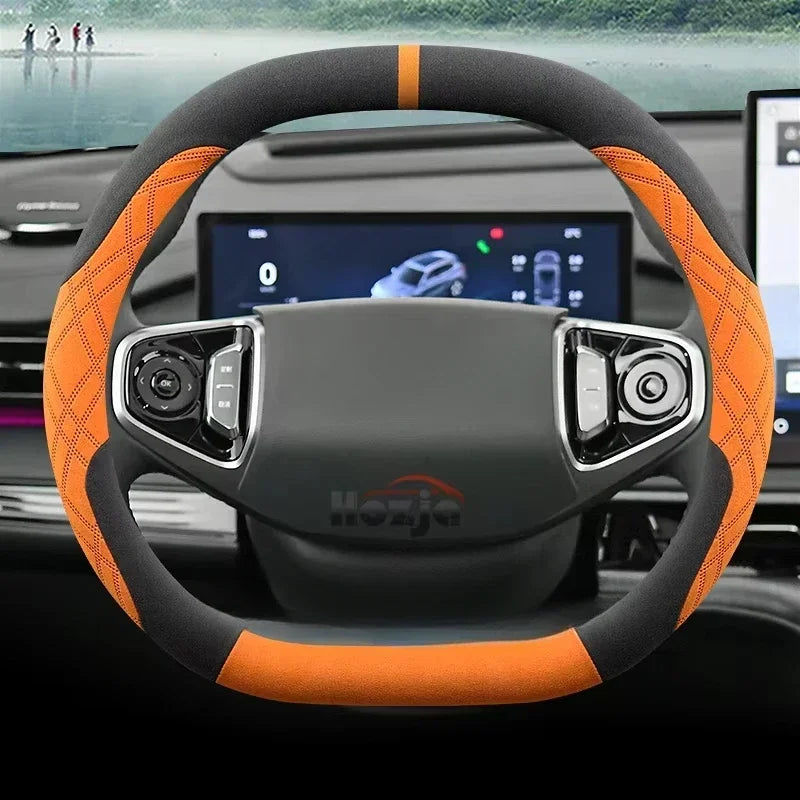 Geely Suede Leather Steering Wheel Cover Preface Starray Cityray