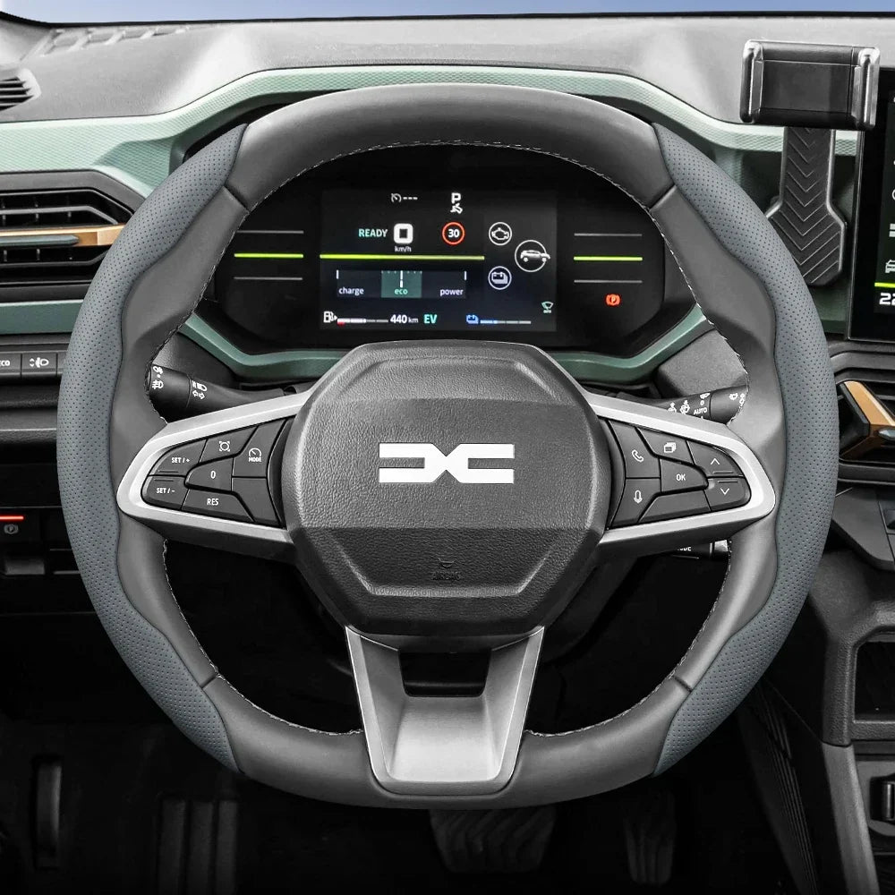 Dacia Breathable Leather Steering Wheel Cover