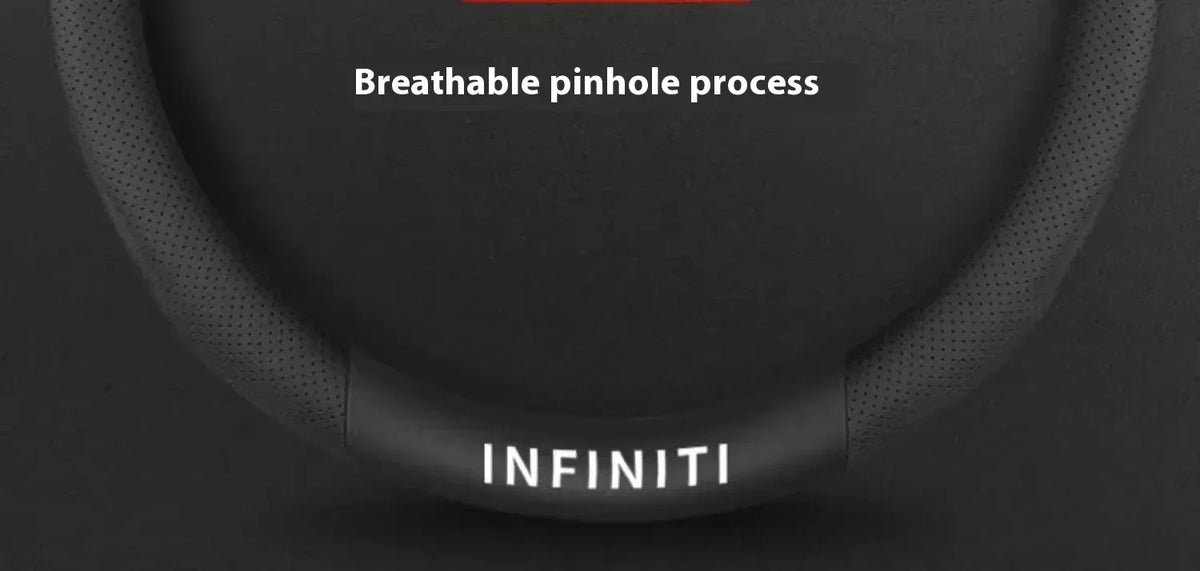 Infiniti Carbon Fiber Leather Steering Wheel Cover