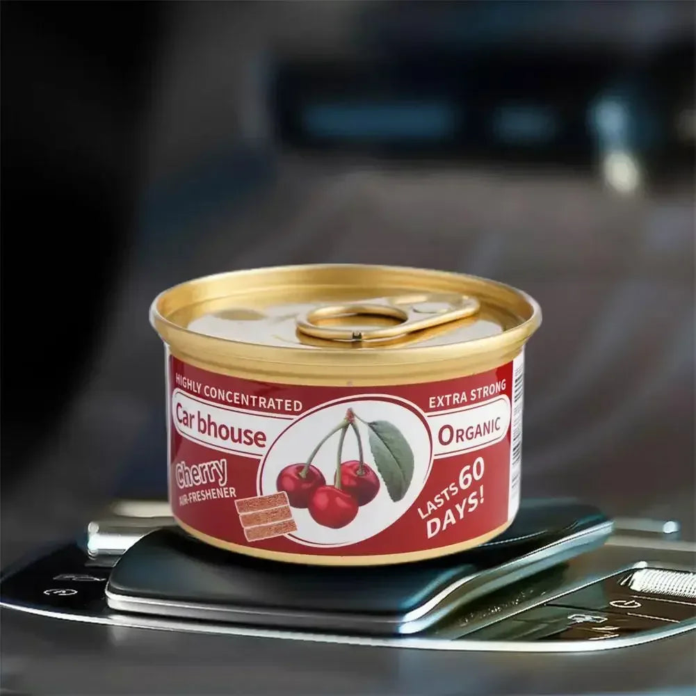 Bubble Gum Scent Car Air Freshener Organic Can Odor Eliminator