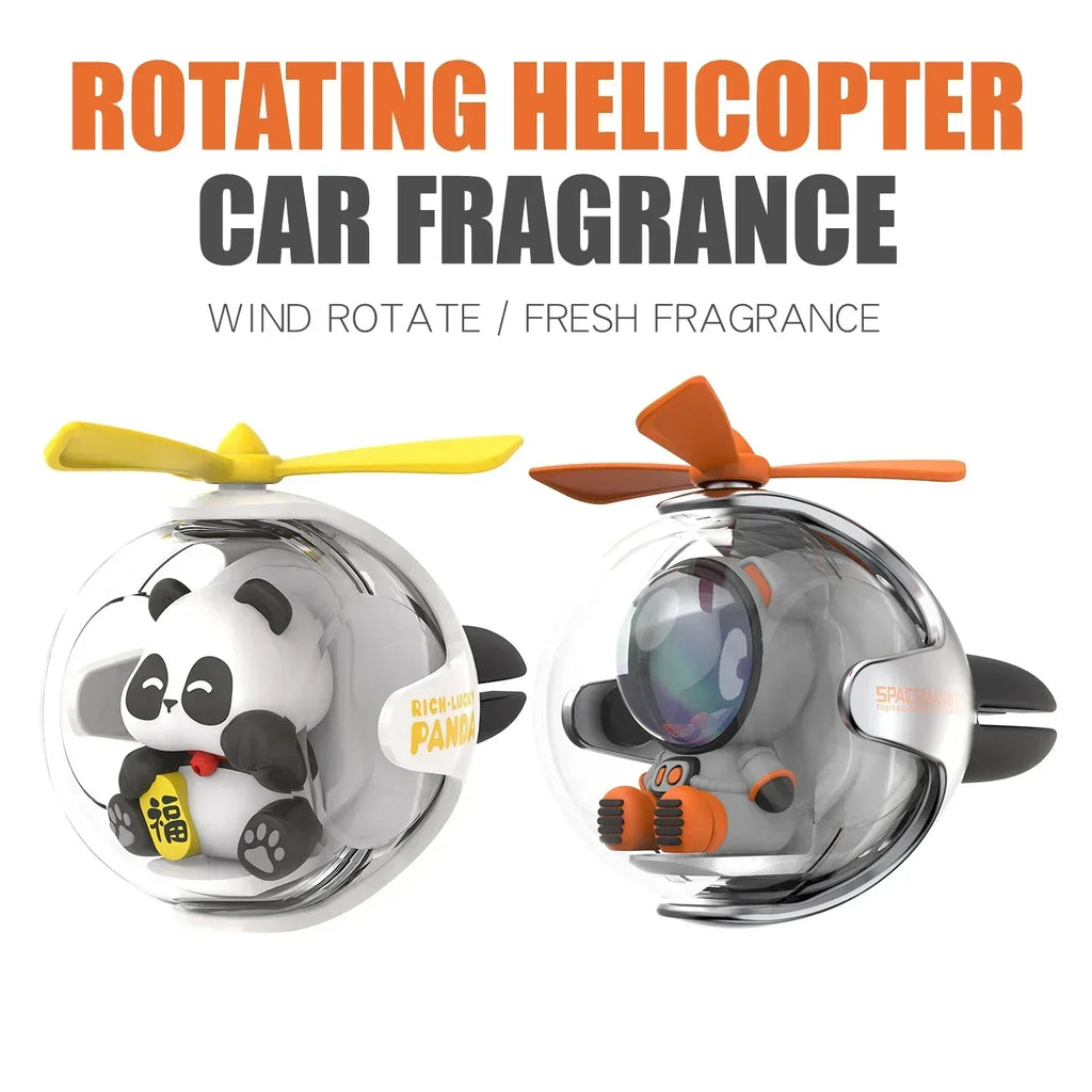 Helicopter Propeller Car Air Freshener Vent Clip Diffuser