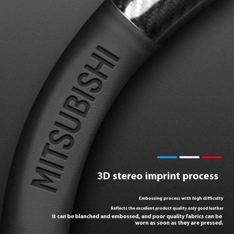 Mitsubishi Carbon Fiber Steering Wheel Cover