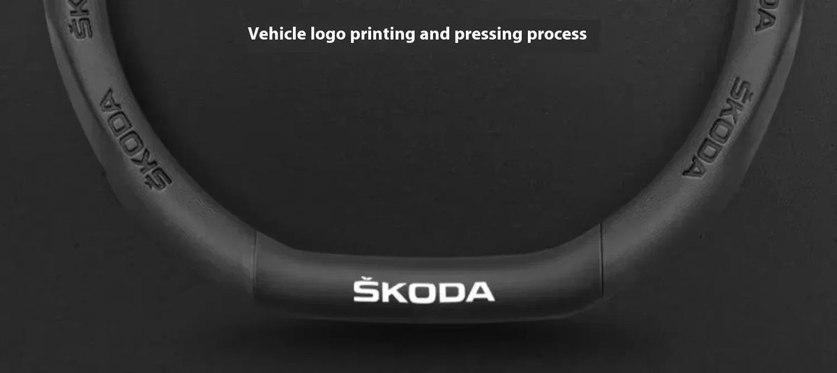 Skoda Carbon Fiber Steering Wheel Cover