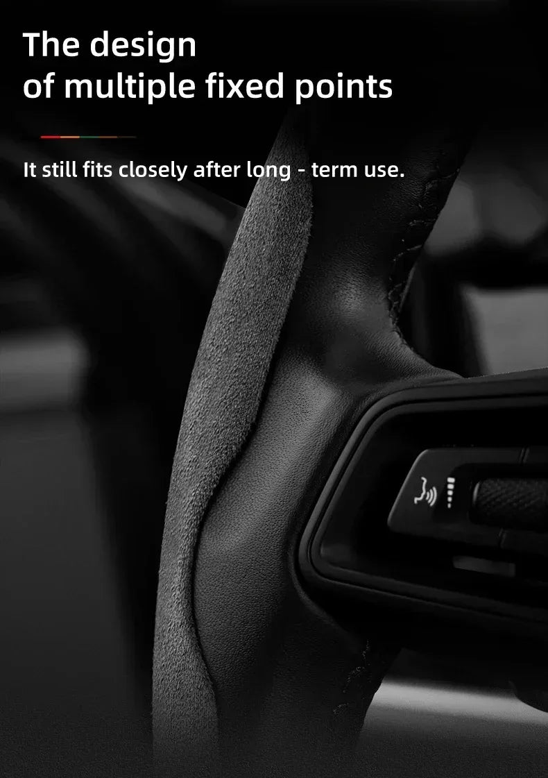Toyota Crown Suede Steering Wheel Cover