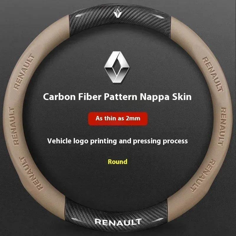 Renault Carbon Fiber Steering Wheel Cover