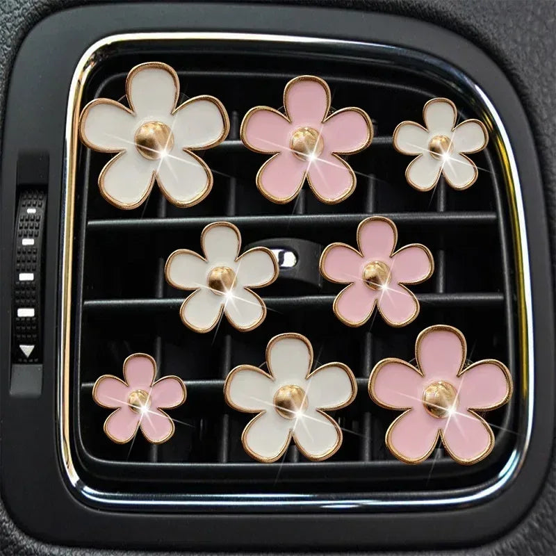 Cute Flower Car Air Vent Perfume Clip Air Freshener