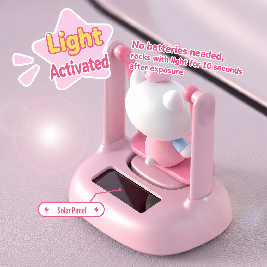 Hello Kitty & Kuromi Solar Car Air Freshener