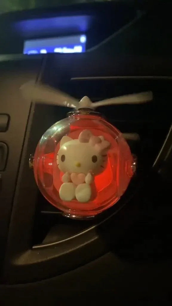 Hello Kitty & Friends Flying Ball Car Air Freshener with LED Light