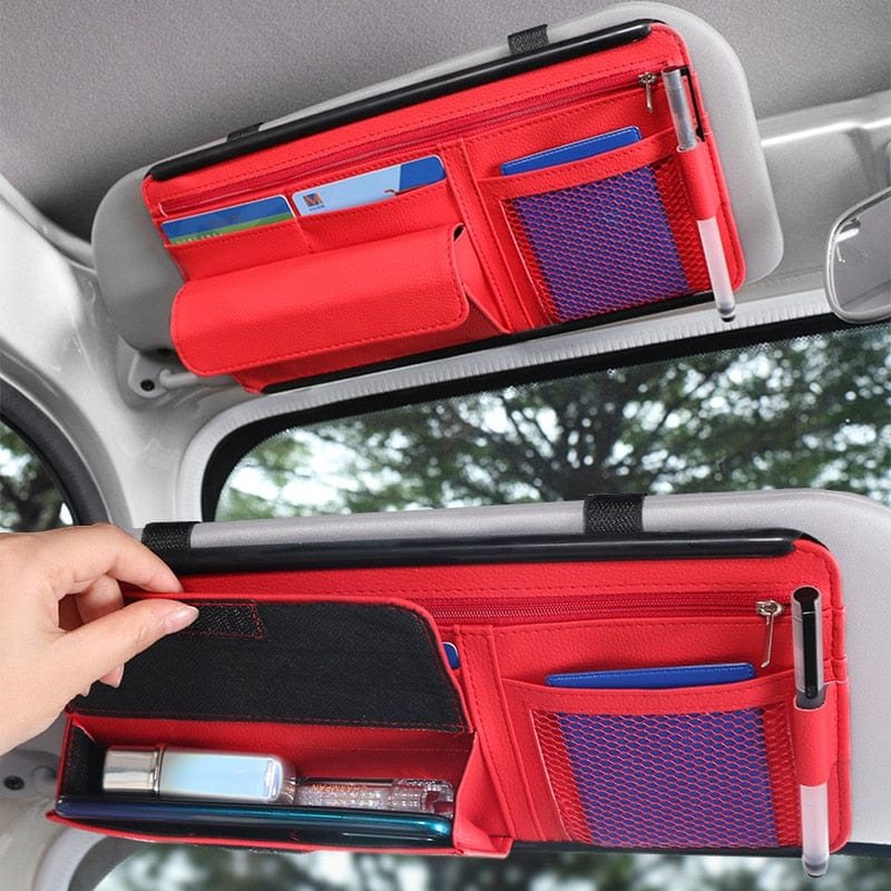 Car Sun Visor Storage Organizer