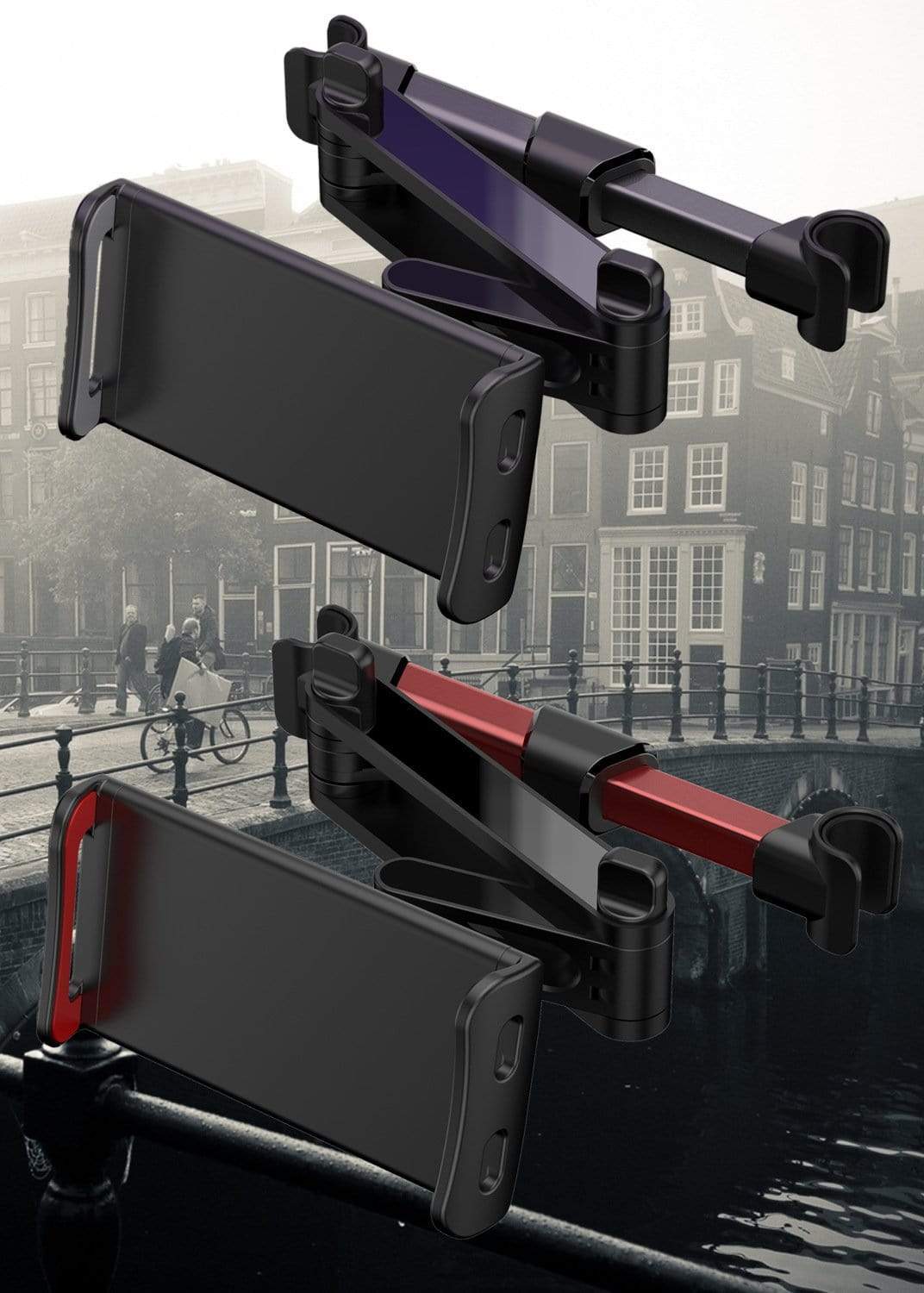 Flexible 360° Rotatable Car Back Seat Tablet Phone Mounting Bracket