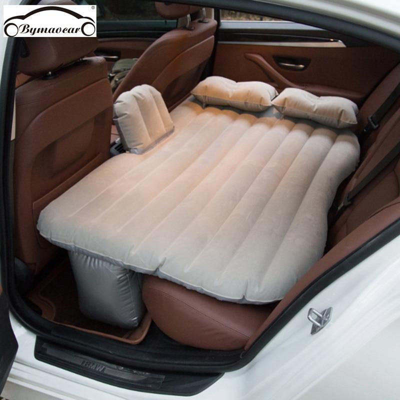 Portable Inflatable Car Back Seat Sleeping Mattress & Camping Air Bed
