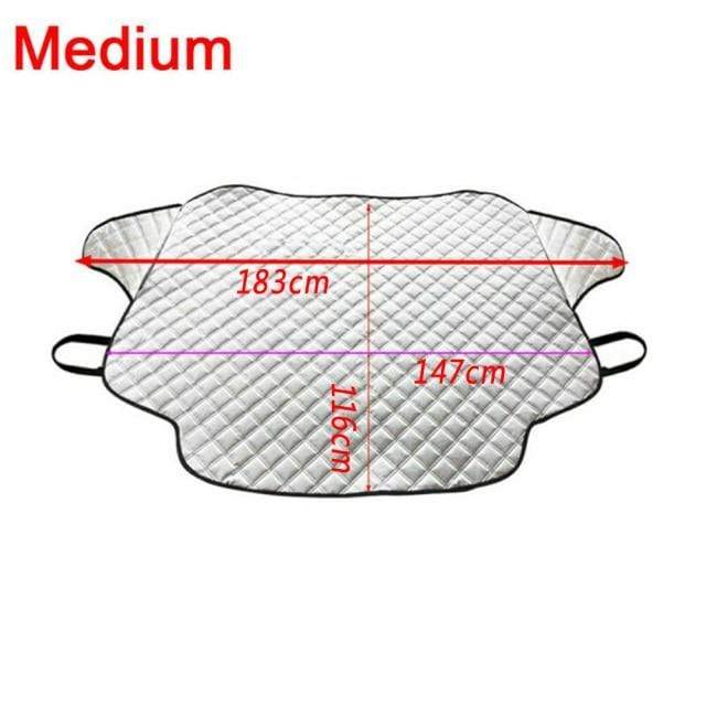 Magnetic Car Windshield Snow and Sunshade Cover