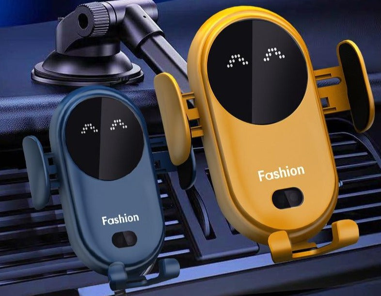 Smart 360° Rotating Auto-Clamping Fast Wireless Car Phone Charger