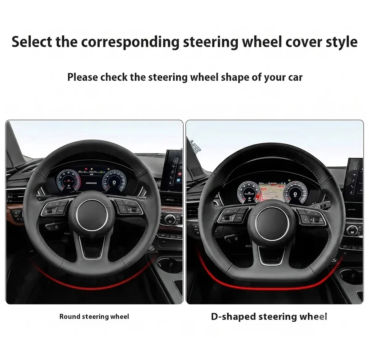 Skoda Carbon Fiber Steering Wheel Cover